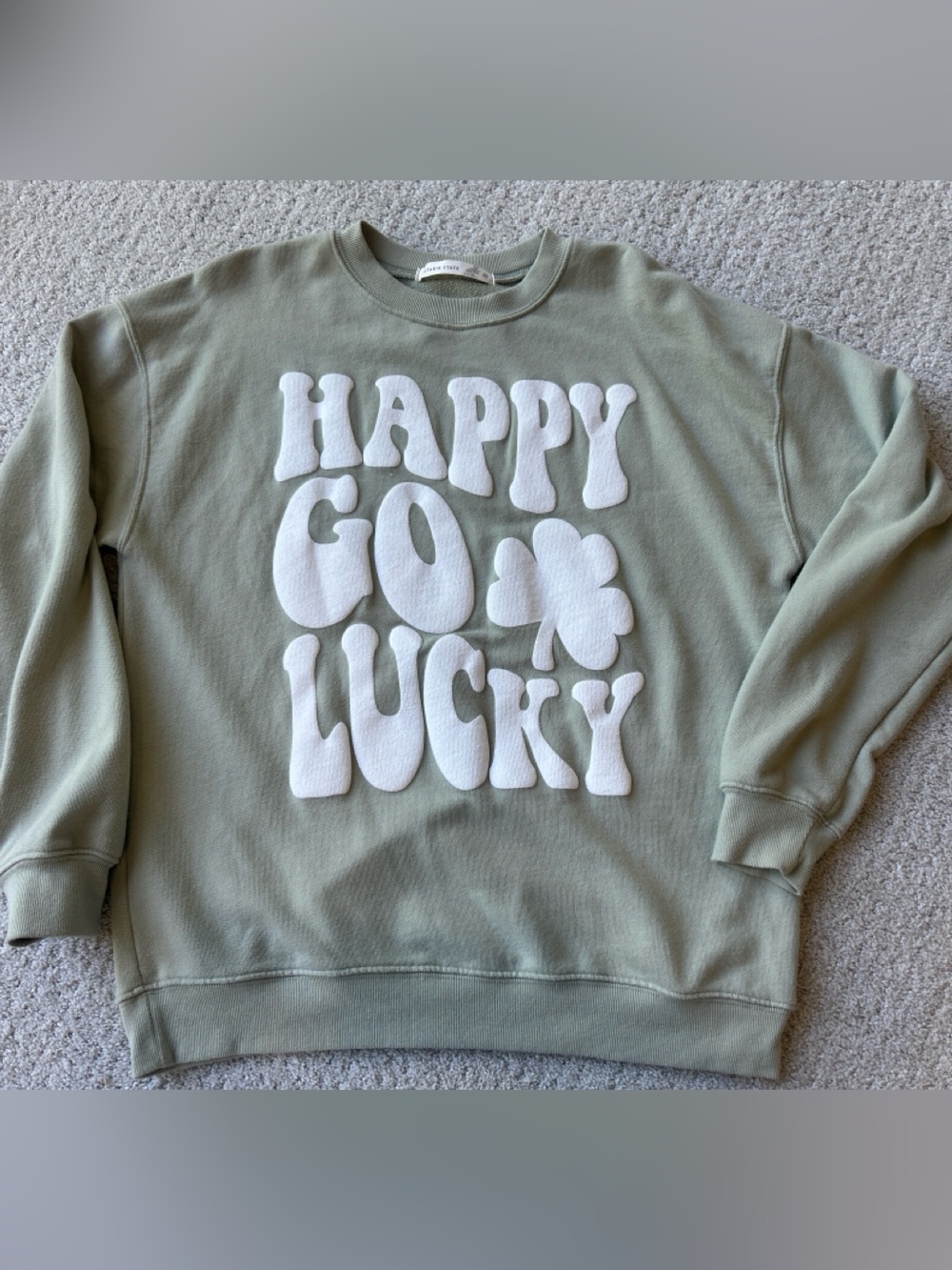 Altar'd State Sage Green Pullover Sweatshirt